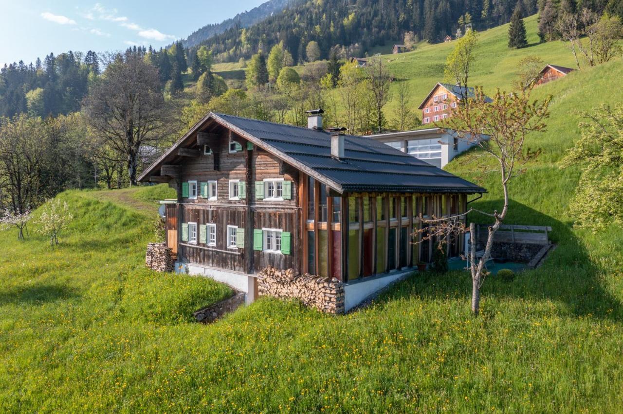 Ferienwohnung Haus Holzwurm Raggal Exterior foto