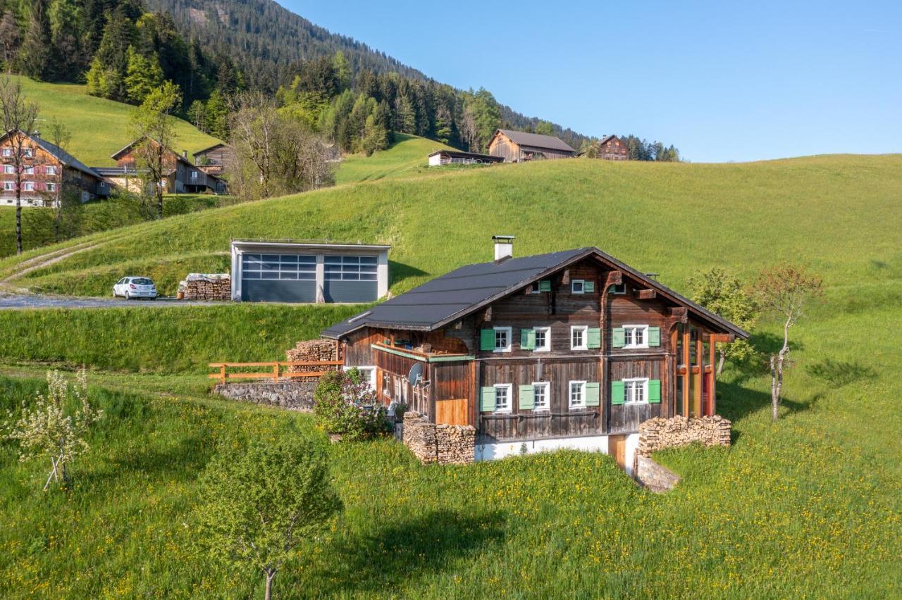 Ferienwohnung Haus Holzwurm Raggal Exterior foto